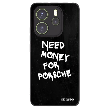 Picasee silikonový černý obal pro Xiaomi Redmi Note 14 4G - Black Dollar