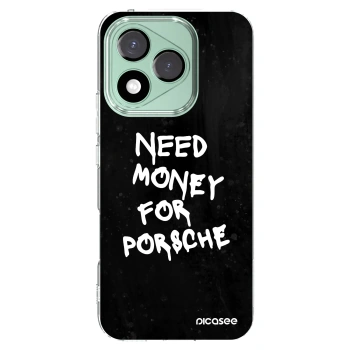 Picasee silikonový průhledný obal pro Honor 400 Lite 5G - Black Dollar