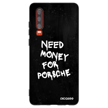 Picasee silikonový černý obal pro Huawei P30 - Black Dollar
