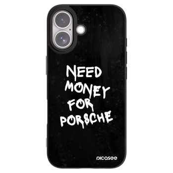Picasee silikonový černý obal pro Apple iPhone 17 - Black Dollar