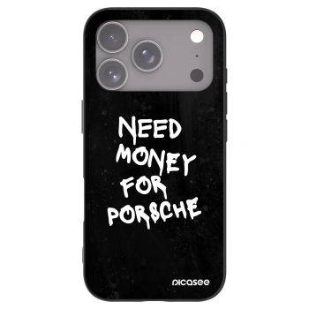 Picasee silikonový černý obal pro Apple iPhone 17 Pro - Black Dollar