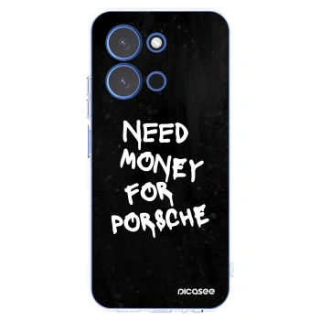 Picasee silikonový průhledný obal pro Xiaomi Redmi 15C 4G - Black Dollar