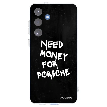 Picasee silikonový průhledný obal pro Samsung Galaxy S25 FE 5G - Black Dollar