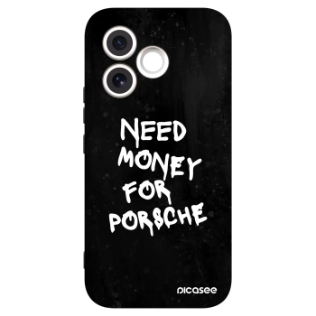 Picasee silikonový černý obal pro Honor 600 Lite - Black Dollar