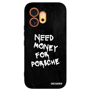 Picasee silikonový černý obal pro Honor 600 - Black Dollar