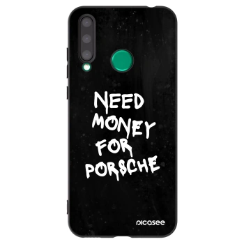 Picasee silikonový černý obal pro Honor 20 Lite - Black Dollar
