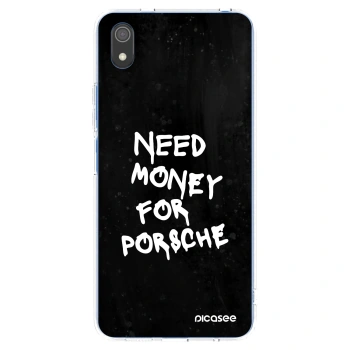 Picasee silikonový průhledný obal pro Xiaomi Redmi 7A - Black Dollar