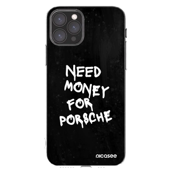 Picasee silikonový průhledný obal pro Apple iPhone 11 Pro - Black Dollar