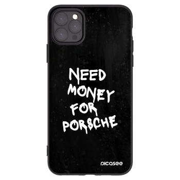 Picasee silikonový černý obal pro Apple iPhone 11 Pro Max - Black Dollar