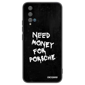 Picasee silikonový černý obal pro Huawei Nova 5T - Black Dollar