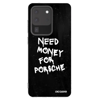 Picasee silikonový průhledný obal pro Samsung Galaxy S20 Ultra 5G G988F - Black Dollar