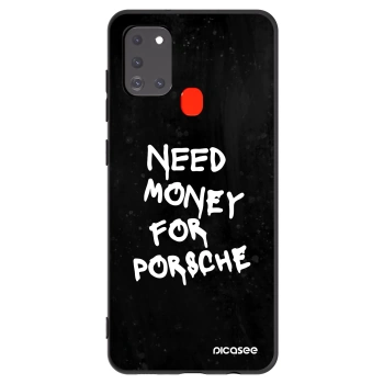 Picasee silikonový černý obal pro Samsung Galaxy A21s - Black Dollar