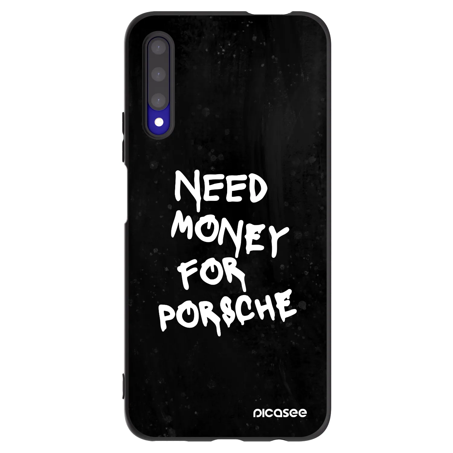 Picasee silikonový černý obal pro Honor 9X Pro - Black Dollar