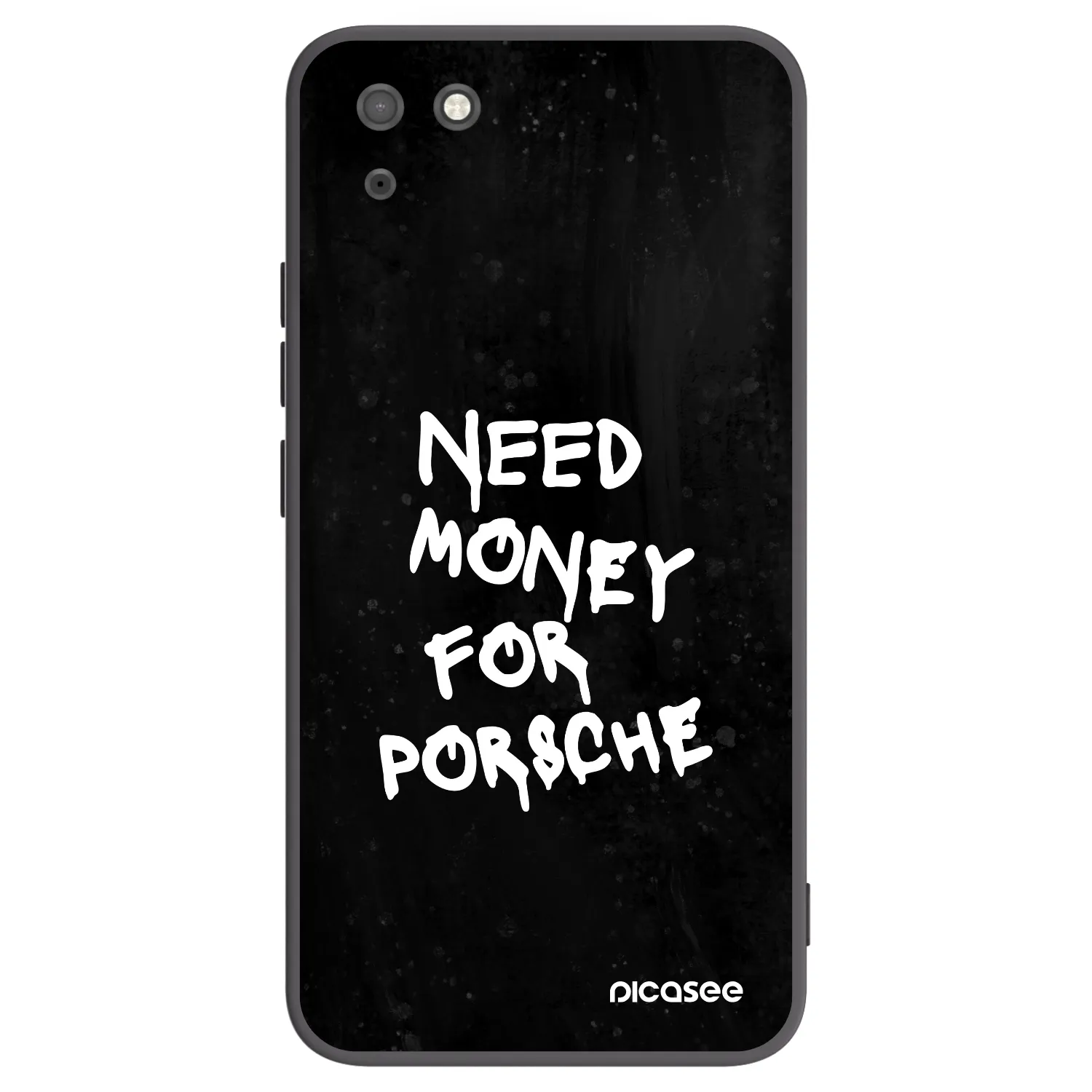 Picasee silikonový černý obal pro Huawei Y5P - Black Dollar