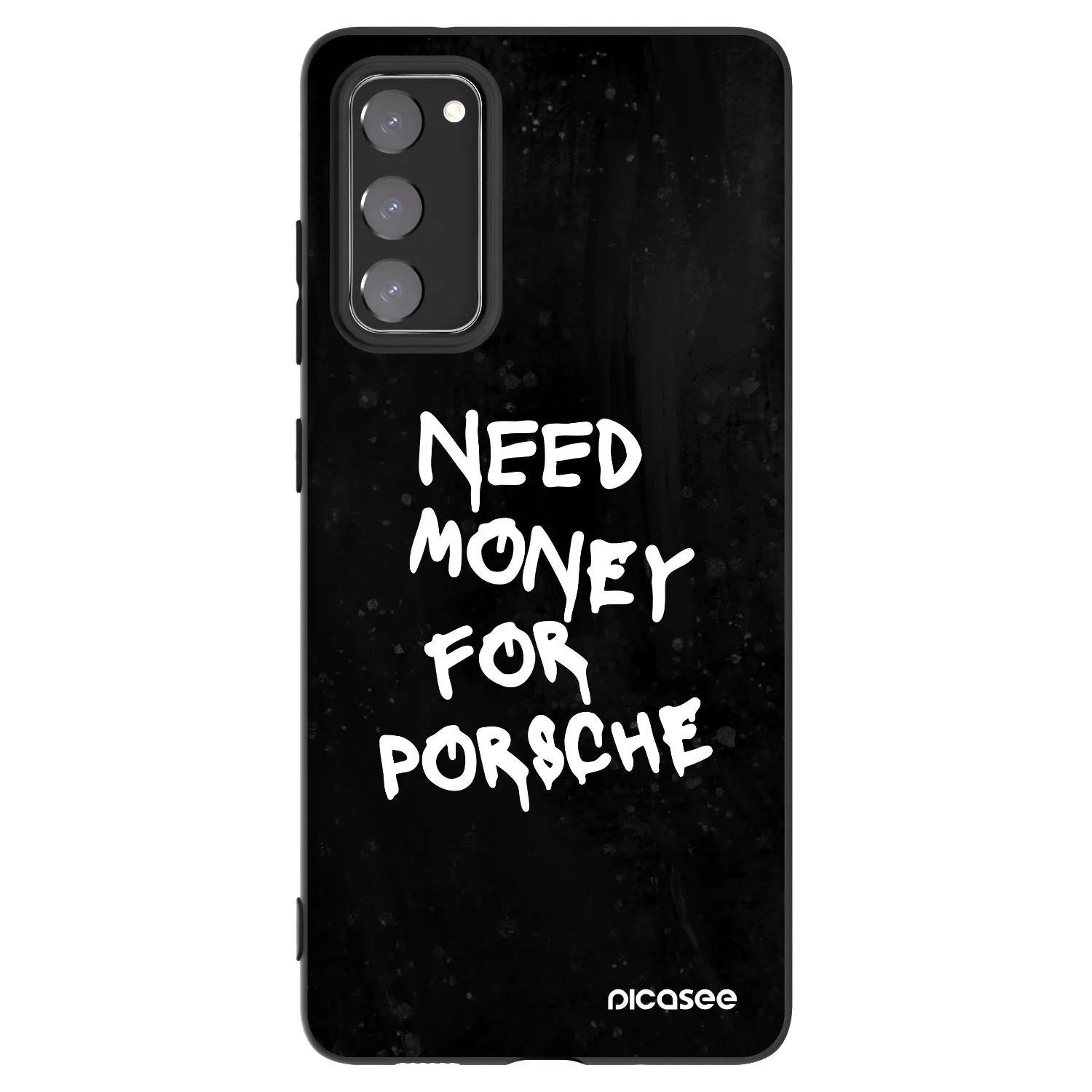 Picasee silikonový černý obal pro Samsung Galaxy S20 FE - Black Dollar