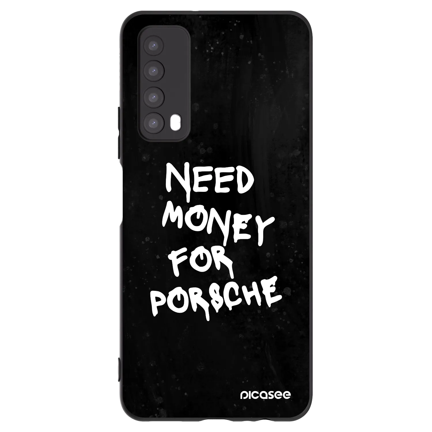 Picasee silikonový černý obal pro Huawei P Smart 2021 - Black Dollar