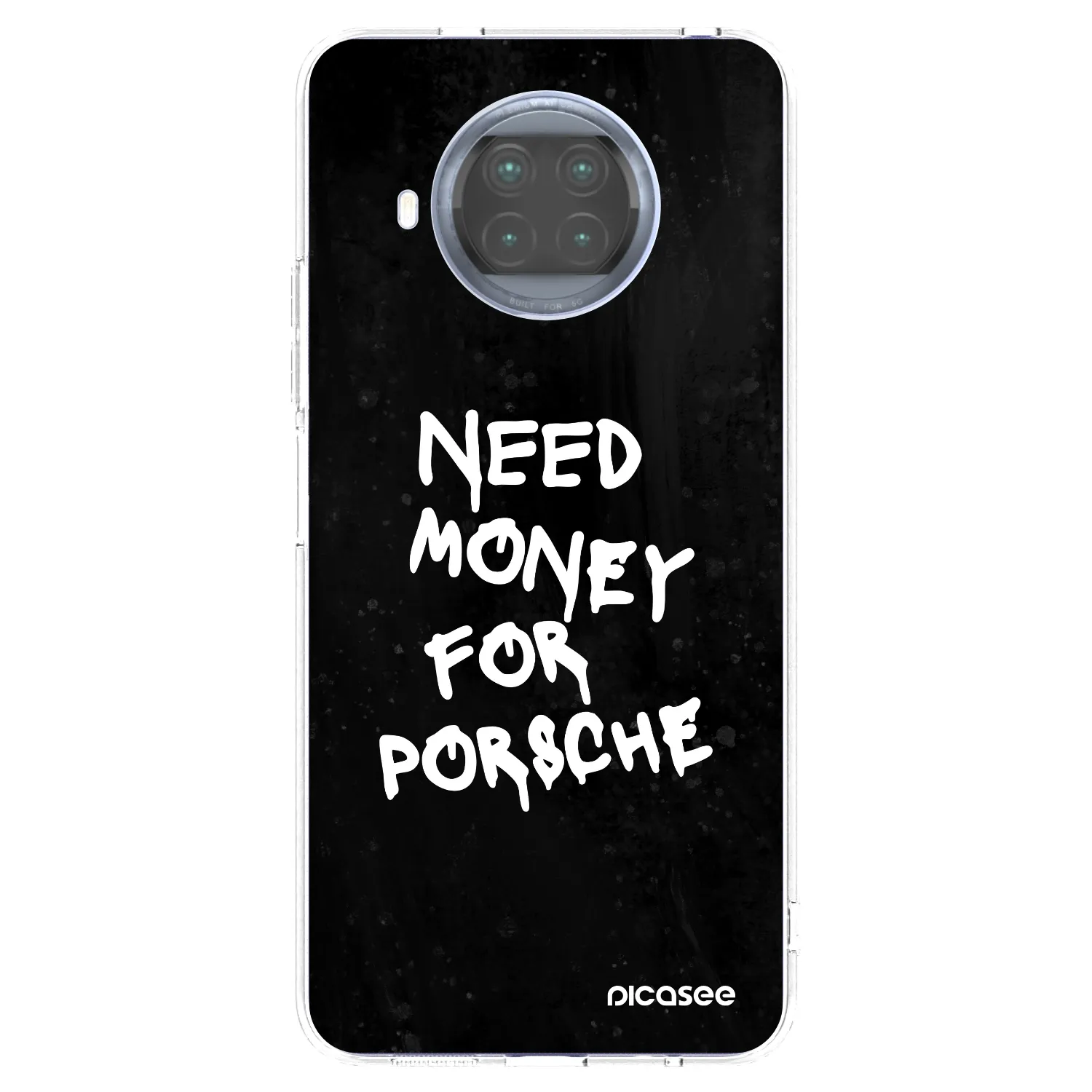 Picasee silikonový průhledný obal pro Xiaomi Mi 10T Lite - Black Dollar