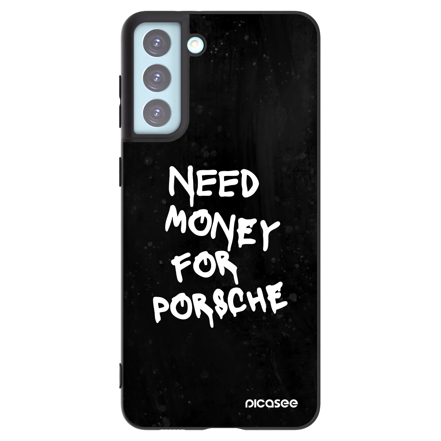 Picasee silikonový černý obal pro Samsung Galaxy S21+ 5G G996F - Black Dollar