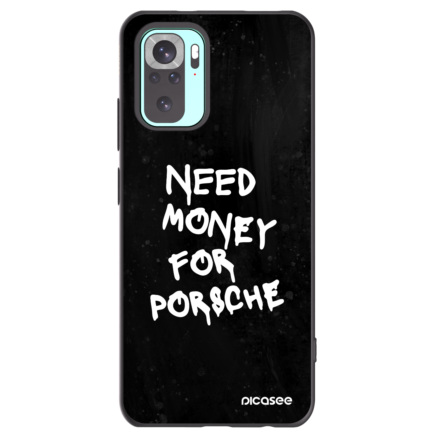 Picasee silikonový černý obal pro Xiaomi Redmi Note 10 Pro - Black Dollar