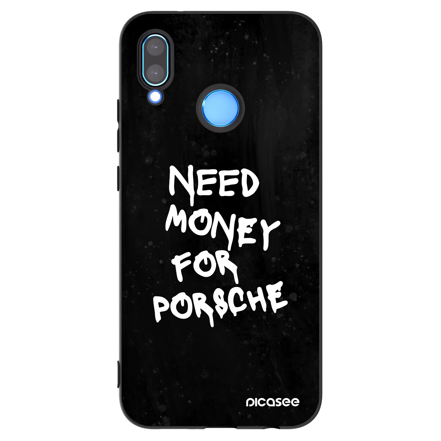 Picasee silikonový černý obal pro Huawei P20 Lite - Black Dollar