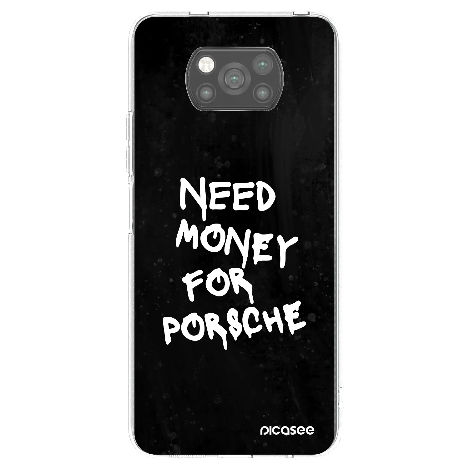 Picasee silikonový černý obal pro Xiaomi Poco X3 Pro - Black Dollar