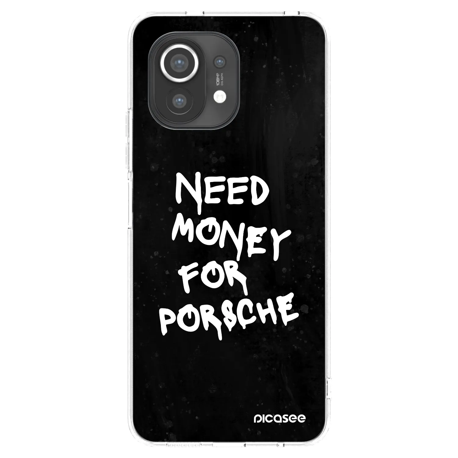Picasee silikonový průhledný obal pro Xiaomi Mi 11 - Black Dollar