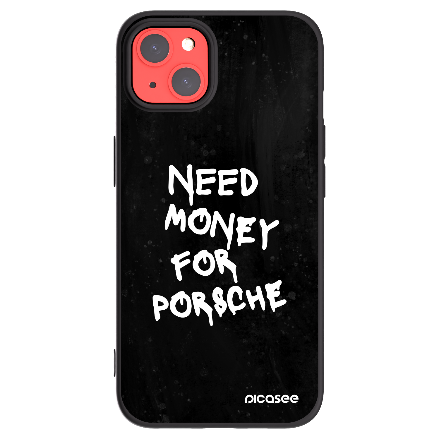 Picasee silikonový černý obal pro Apple iPhone 13 - Black Dollar