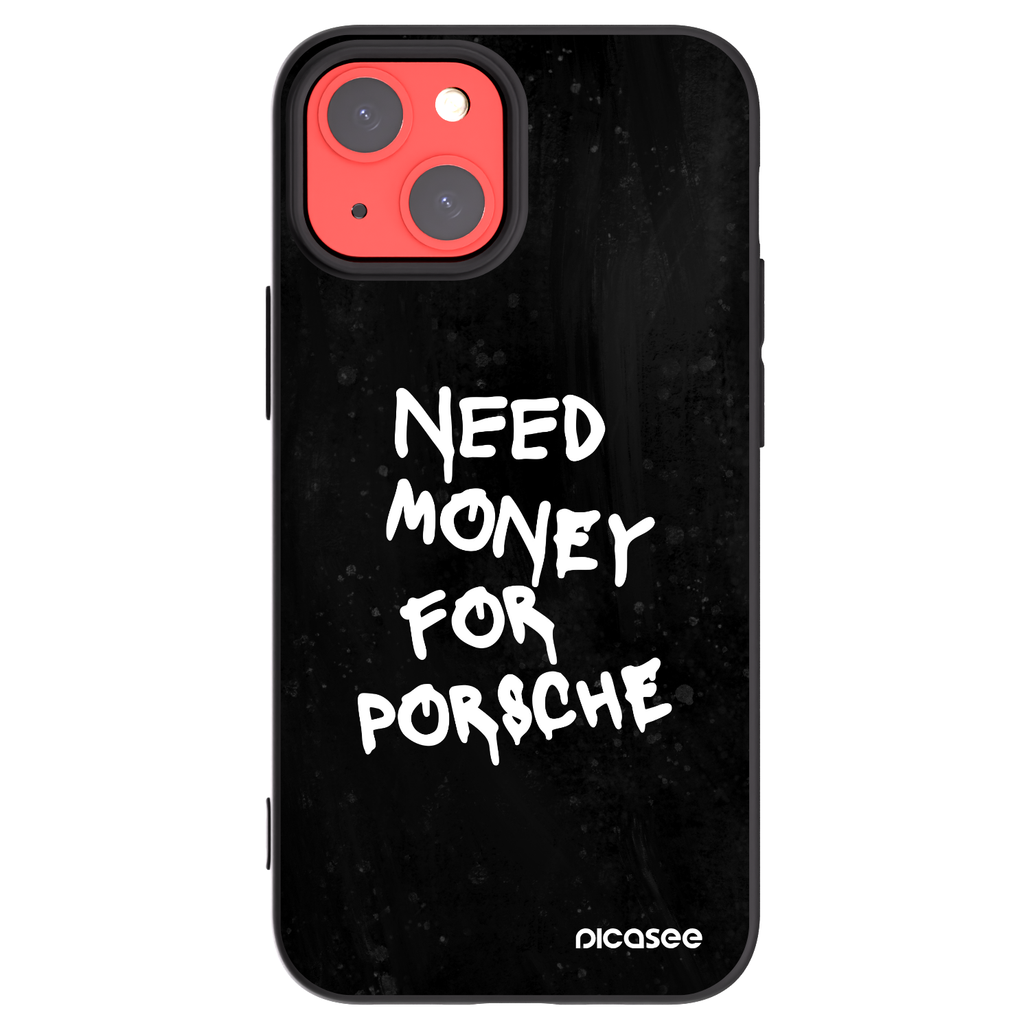 Picasee silikonový černý obal pro Apple iPhone 13 mini - Black Dollar