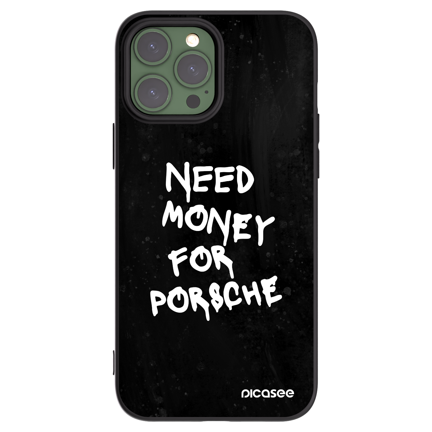 Picasee silikonový černý obal pro Apple iPhone 13 Pro Max - Black Dollar