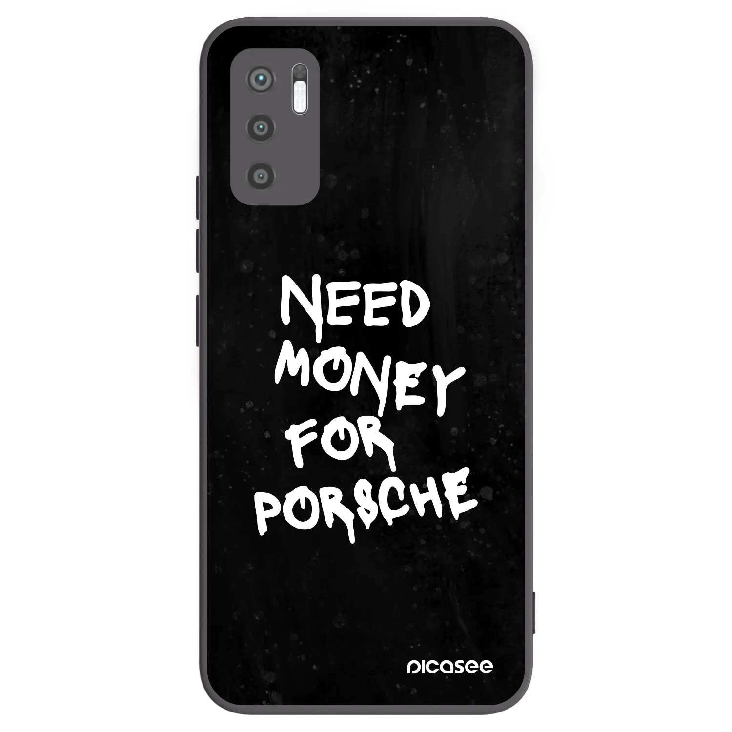 Picasee silikonový černý obal pro Xiaomi Redmi Note 10 5G - Black Dollar