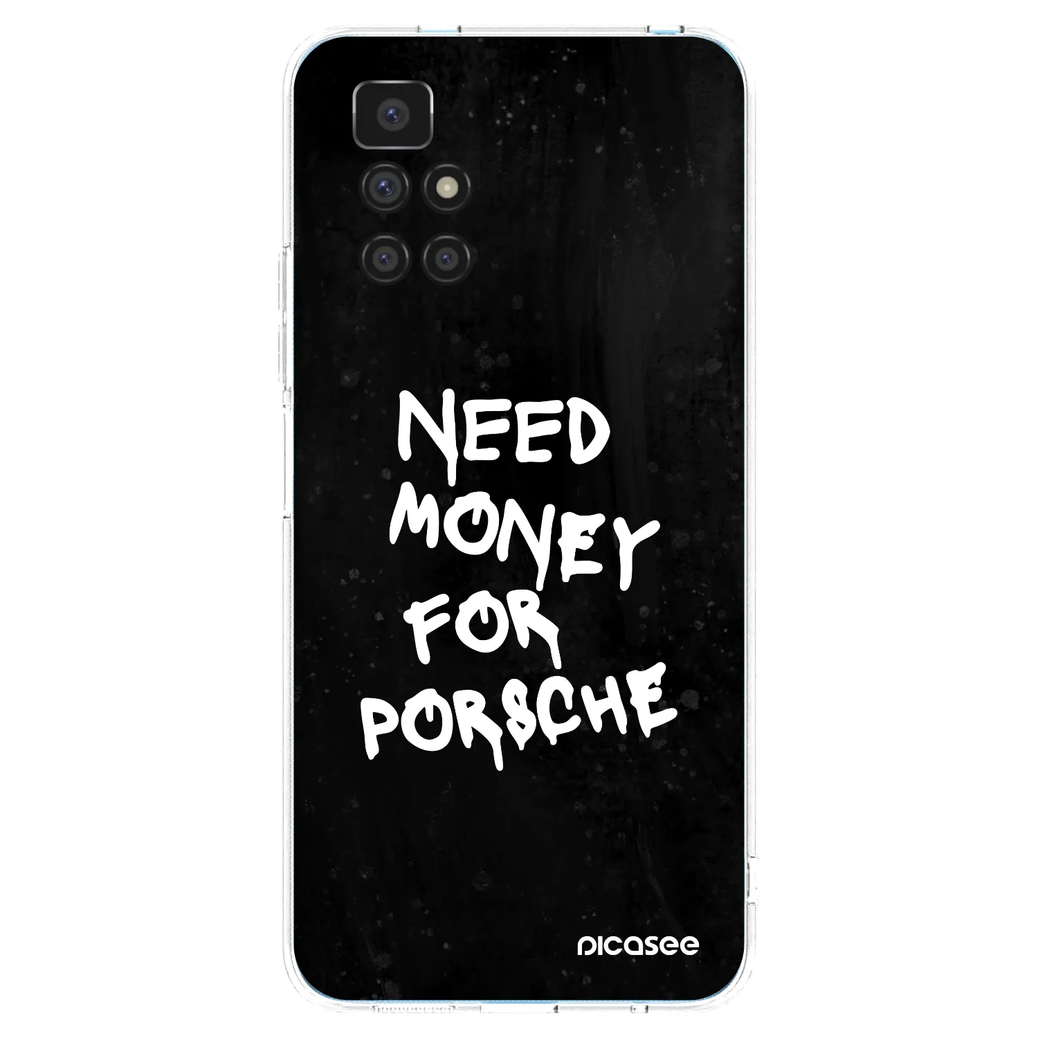 Picasee silikonový průhledný obal pro Xiaomi Redmi 10 - Black Dollar