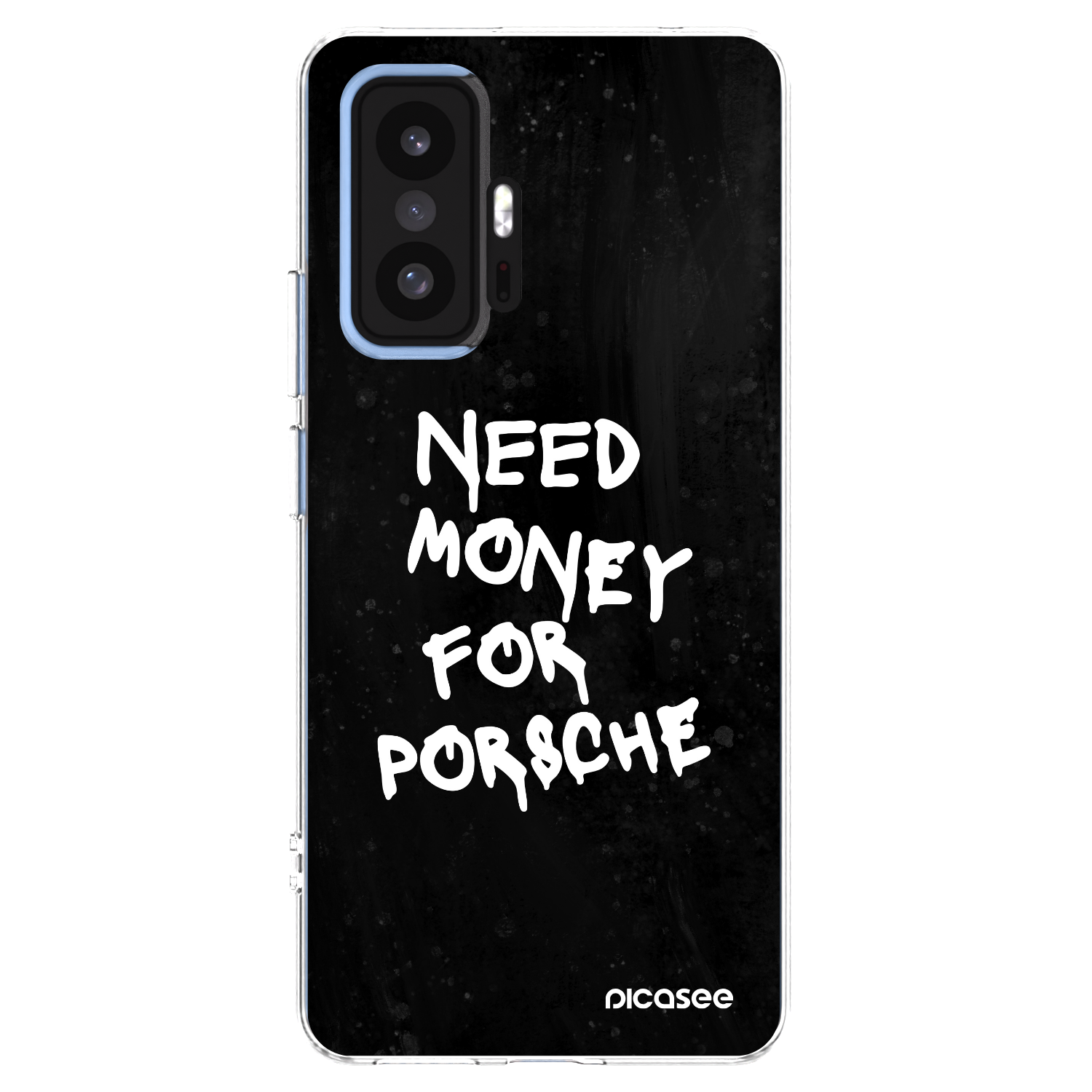 Picasee silikonový průhledný obal pro Xiaomi 11T - Black Dollar