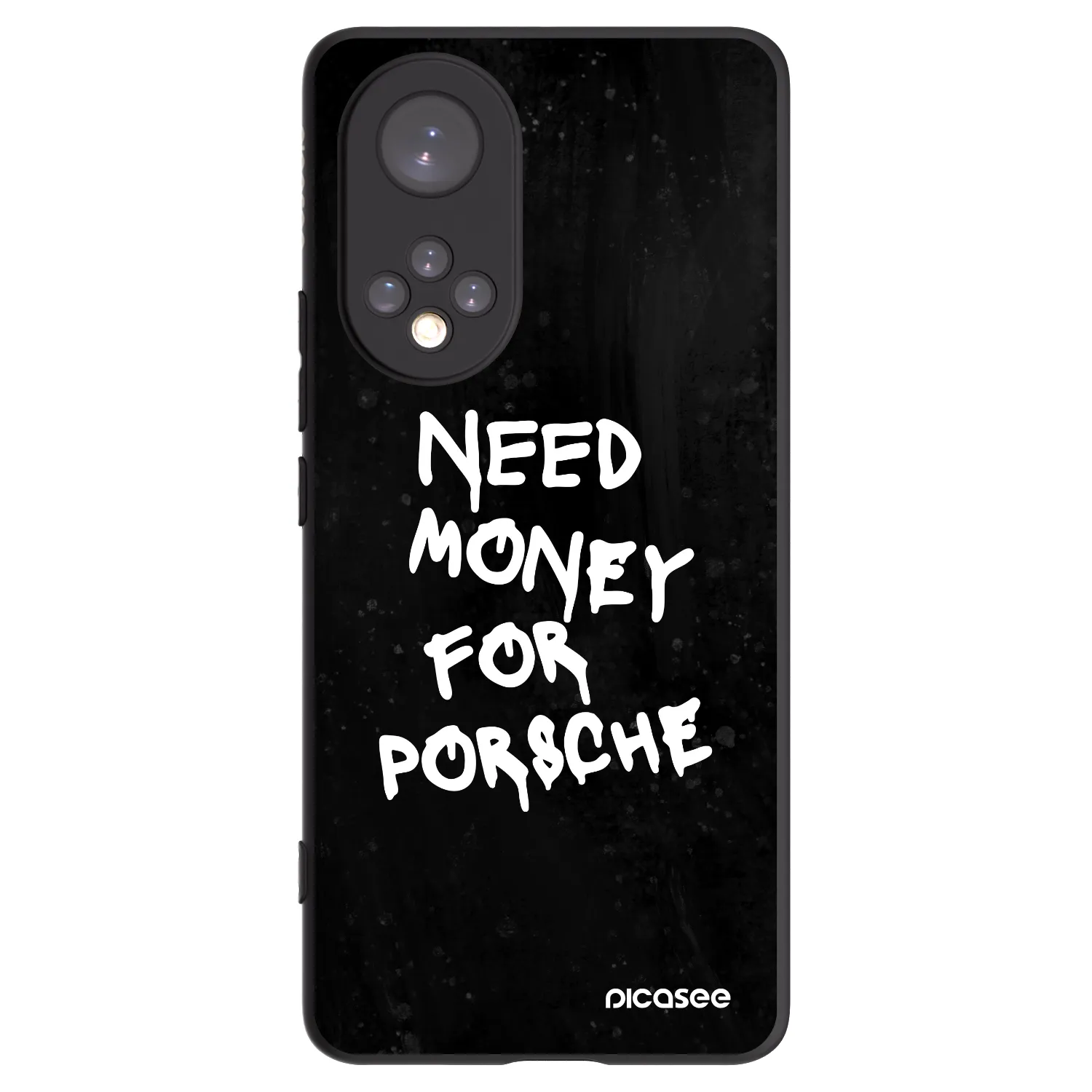 Picasee silikonový černý obal pro Honor 50 5G - Black Dollar