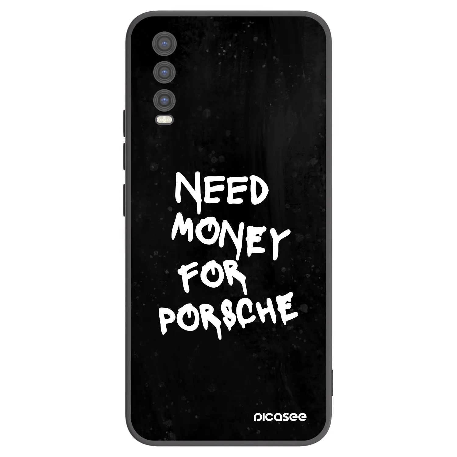 Picasee silikonový černý obal pro Vivo Y20s - Black Dollar