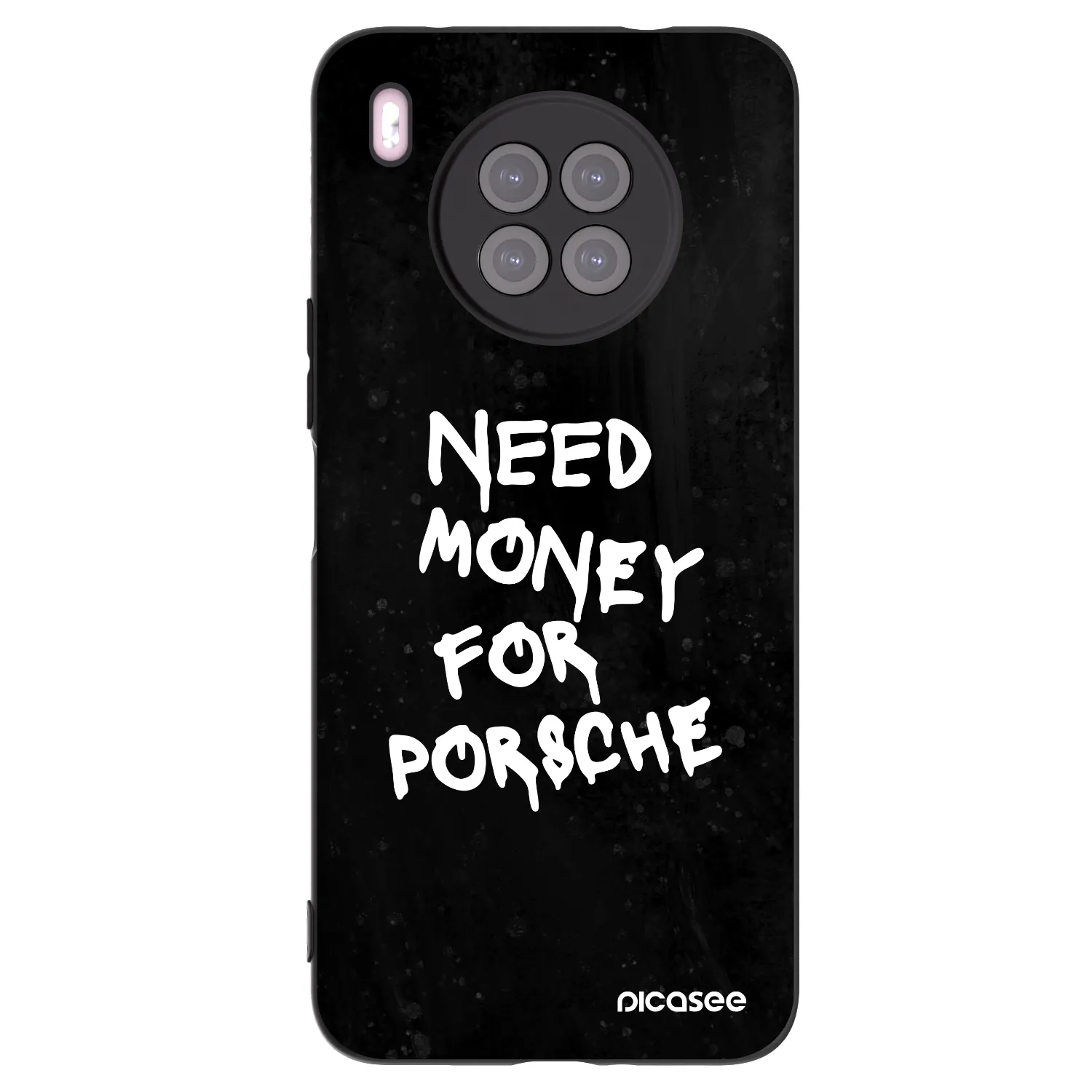 Picasee silikonový černý obal pro Huawei Nova 8i - Black Dollar