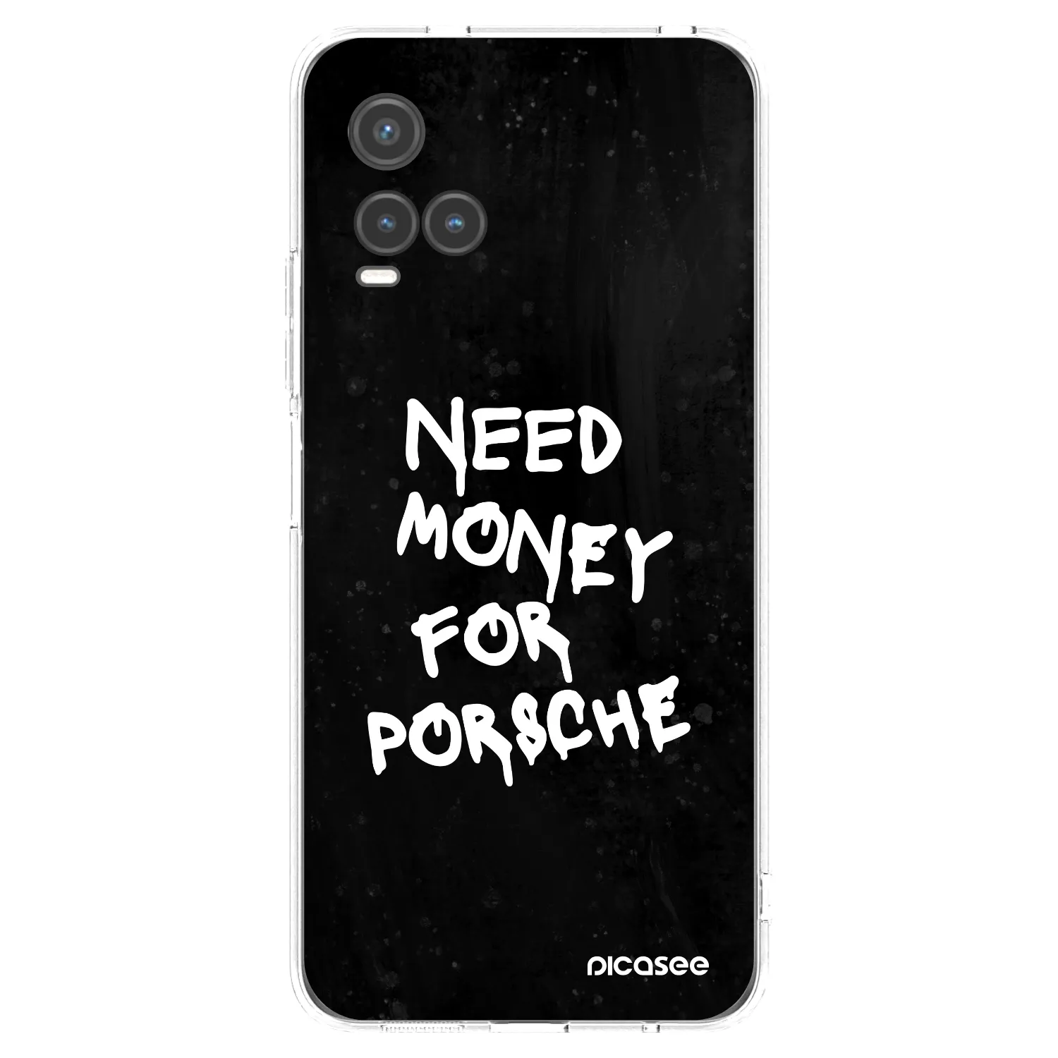 Picasee silikonový průhledný obal pro Vivo Y33s - Black Dollar