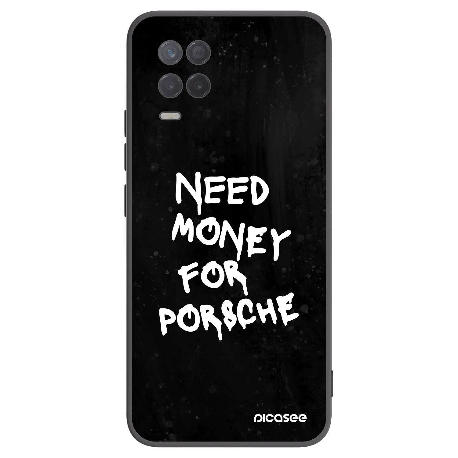 Picasee silikonový černý obal pro Realme 8 5G - Black Dollar