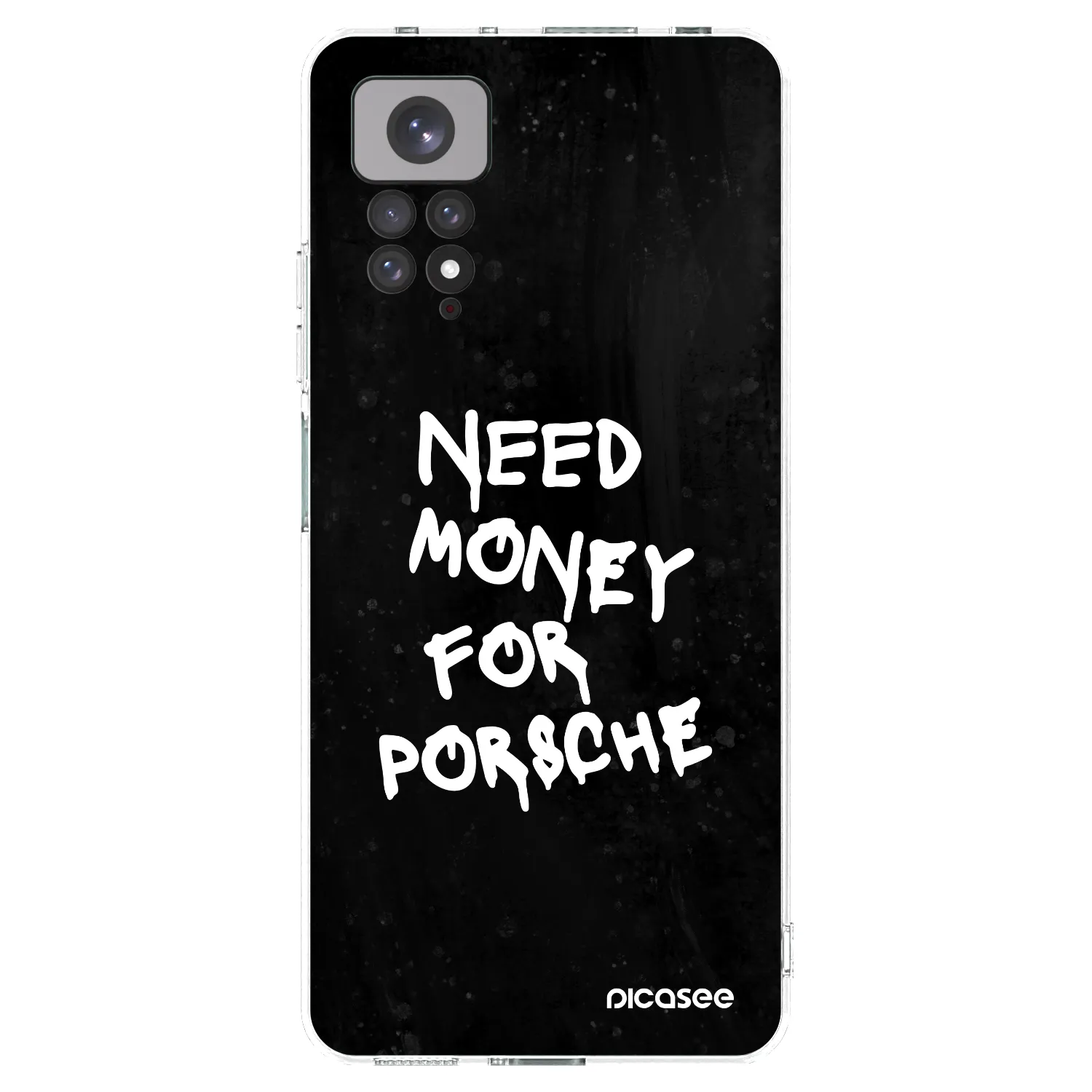 Picasee silikonový průhledný obal pro Xiaomi Redmi Note 11 - Black Dollar
