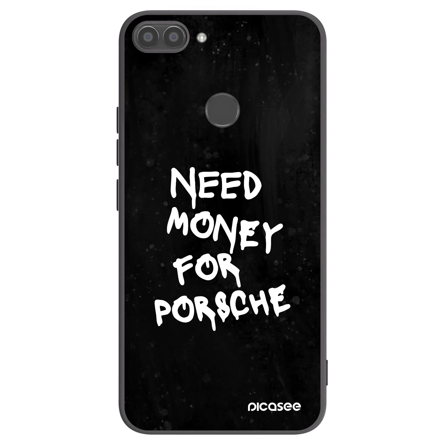 Picasee silikonový černý obal pro Huawei P Smart - Black Dollar