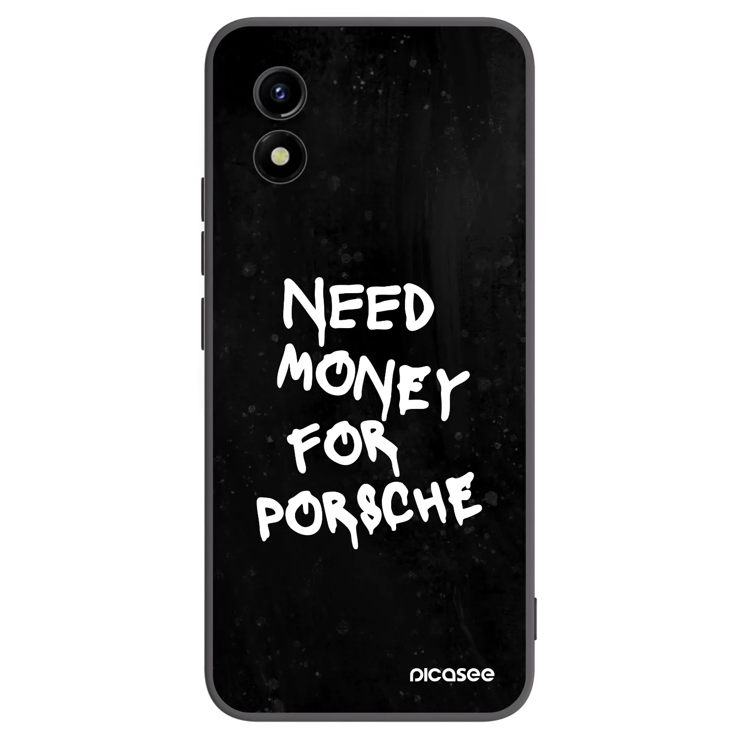 Picasee silikonový černý obal pro Vivo Y01 - Black Dollar
