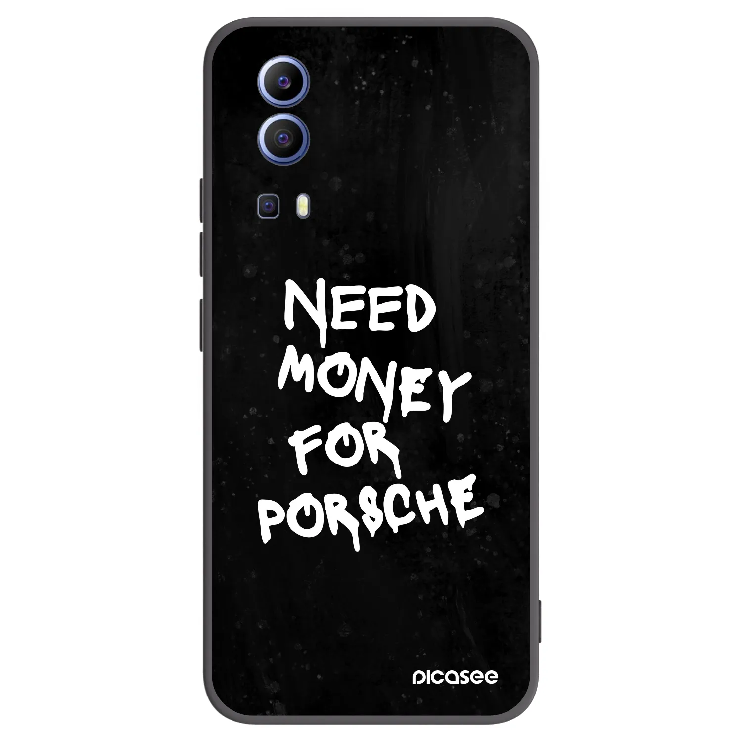 Picasee silikonový černý obal pro Vivo Y52 5G - Black Dollar