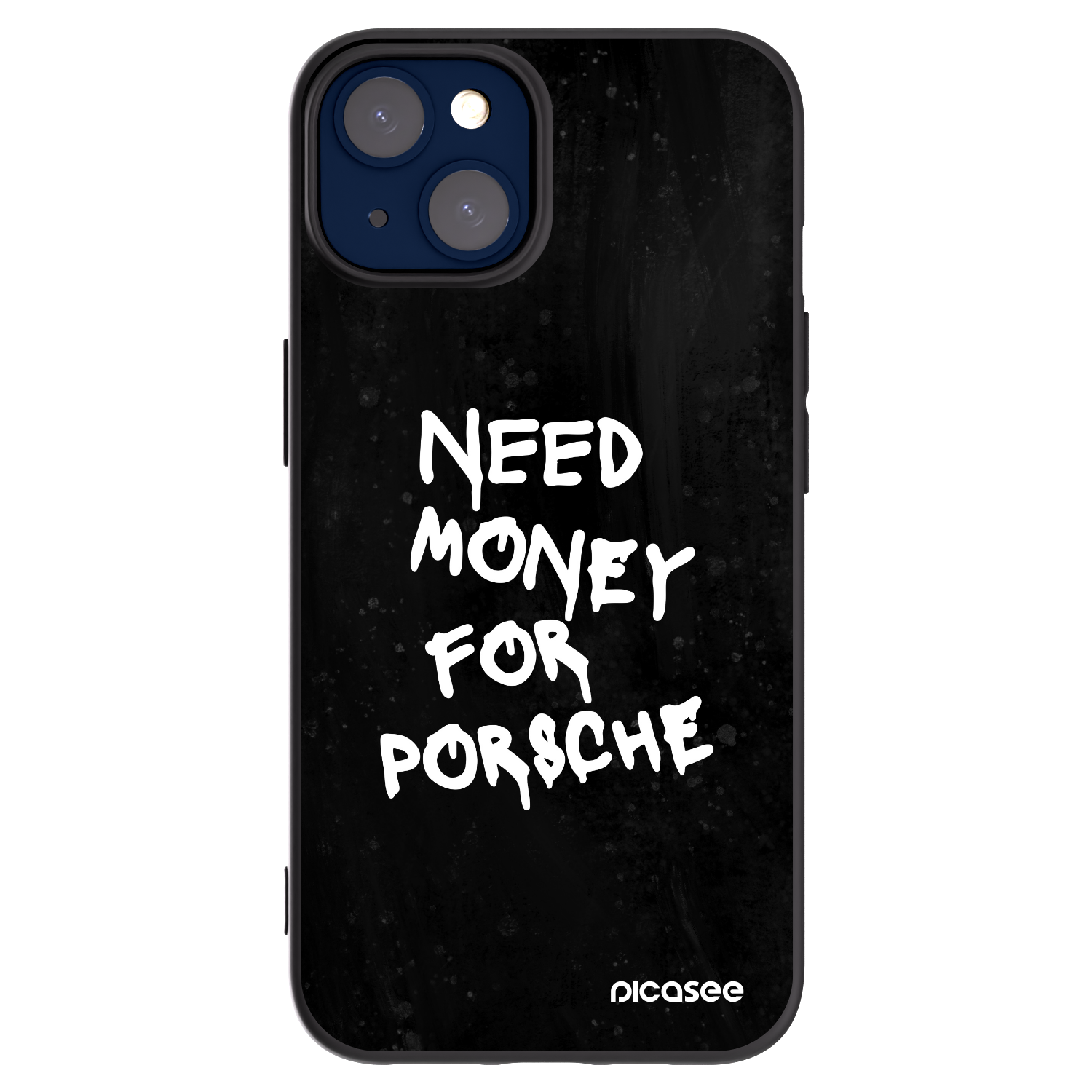 Picasee silikonový černý obal pro Apple iPhone 14 - Black Dollar