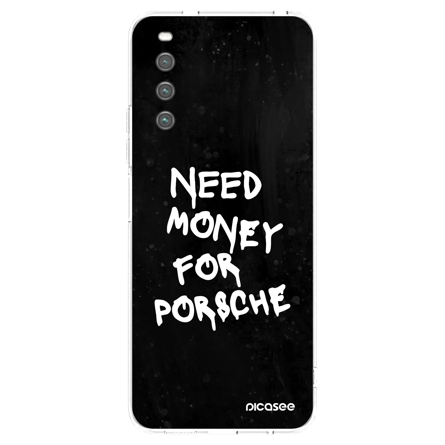 Picasee silikonový průhledný obal pro Sony Xperia 10 IV 5G - Black Dollar