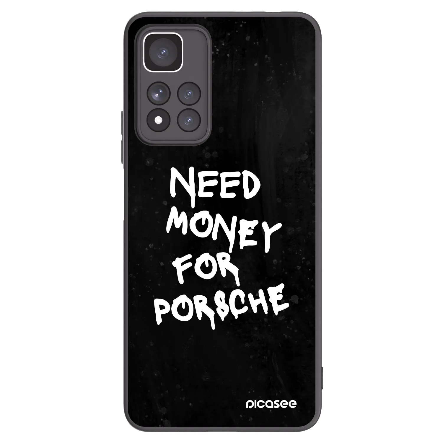 Picasee silikonový černý obal pro Xiaomi Redmi Note 11 Pro+ 5G - Black Dollar