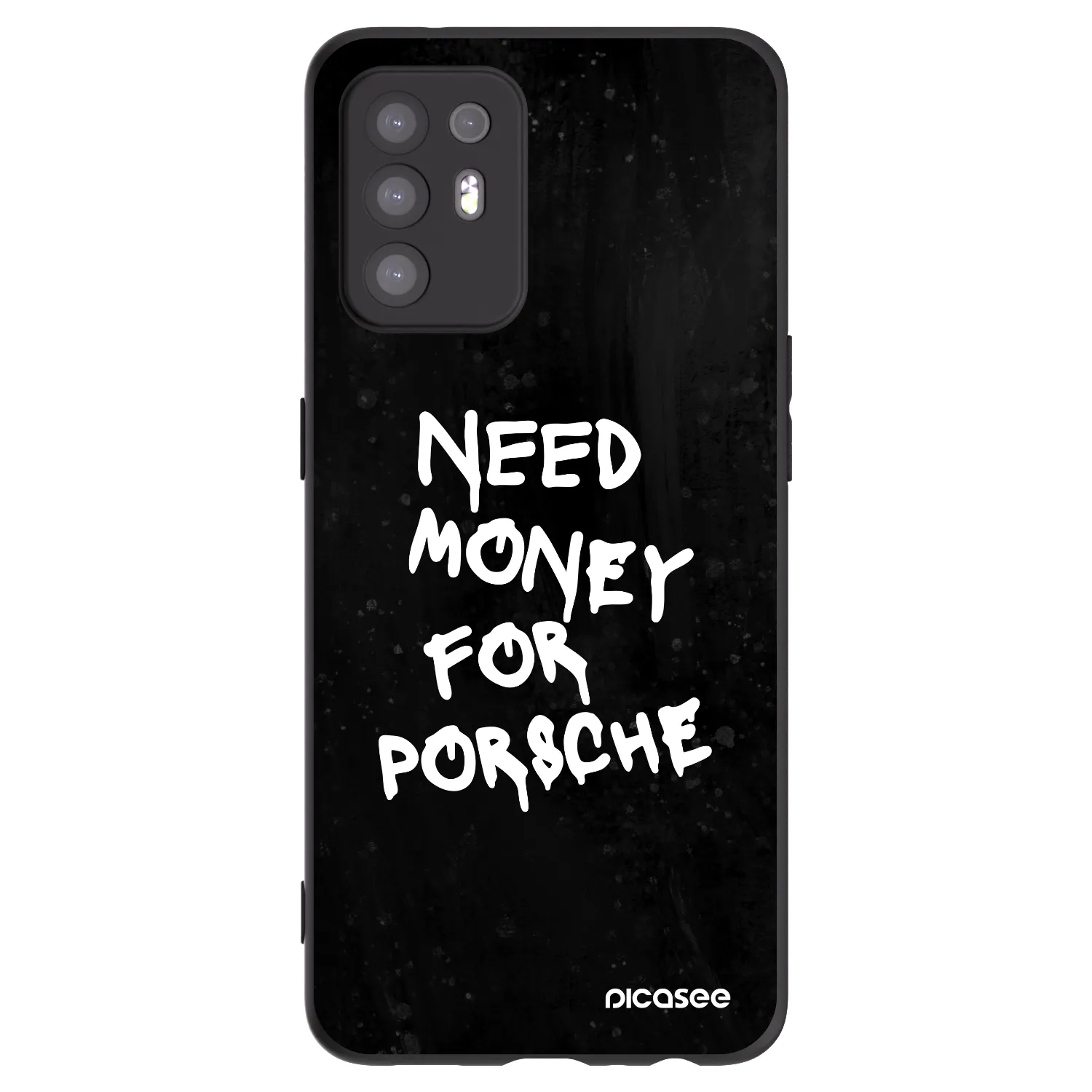 Picasee silikonový černý obal pro OPPO A94 5G - Black Dollar