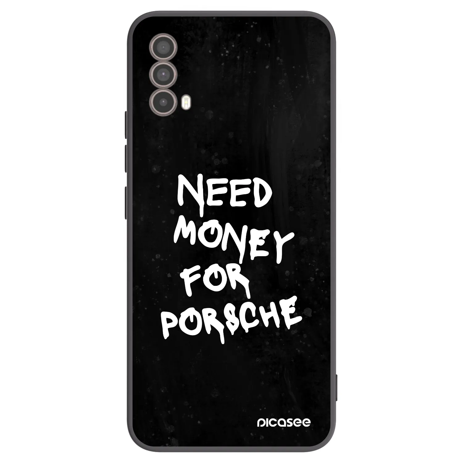 Picasee silikonový černý obal pro Motorola Moto E40 - Black Dollar