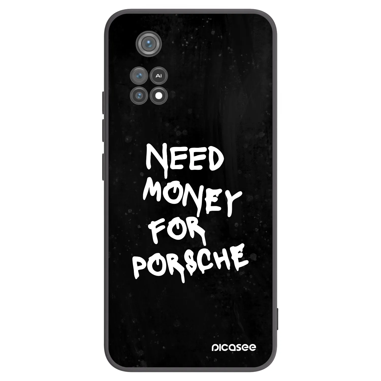 Picasee silikonový černý obal pro Xiaomi Poco M4 Pro - Black Dollar