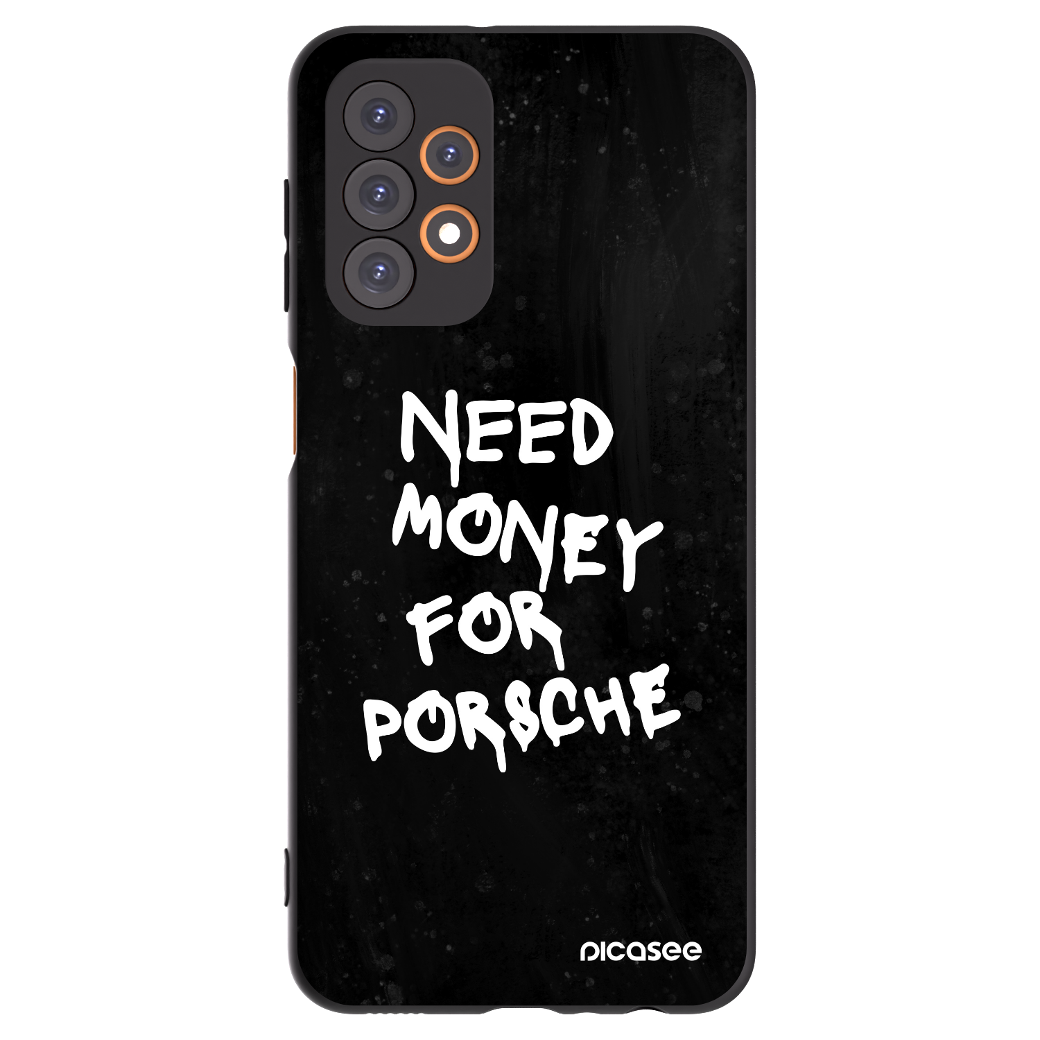 Picasee silikonový černý obal pro Samsung Galaxy A23 A236B 5G - Black Dollar