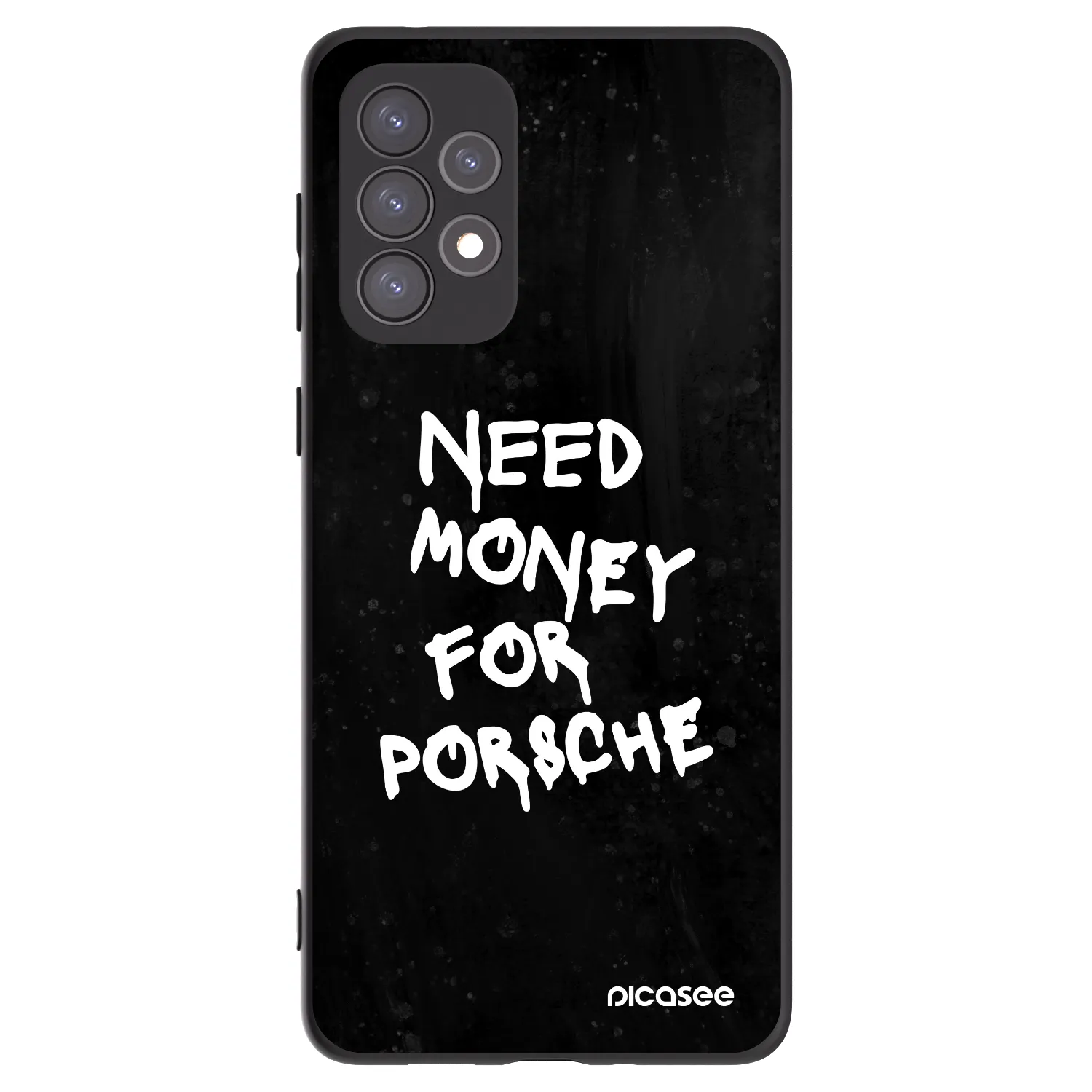 Picasee silikonový černý obal pro Samsung Galaxy A73 5G - Black Dollar