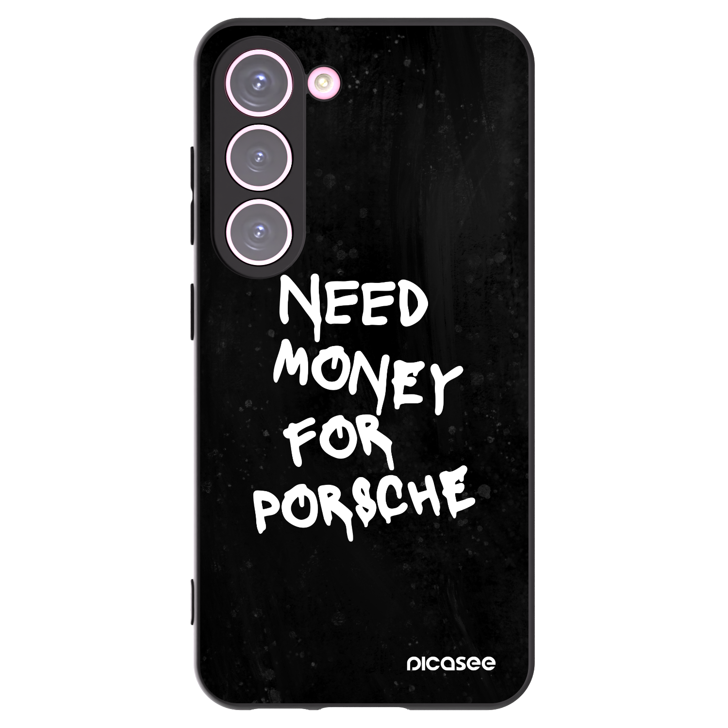 Picasee silikonový černý obal pro Samsung Galaxy S23 5G - Black Dollar